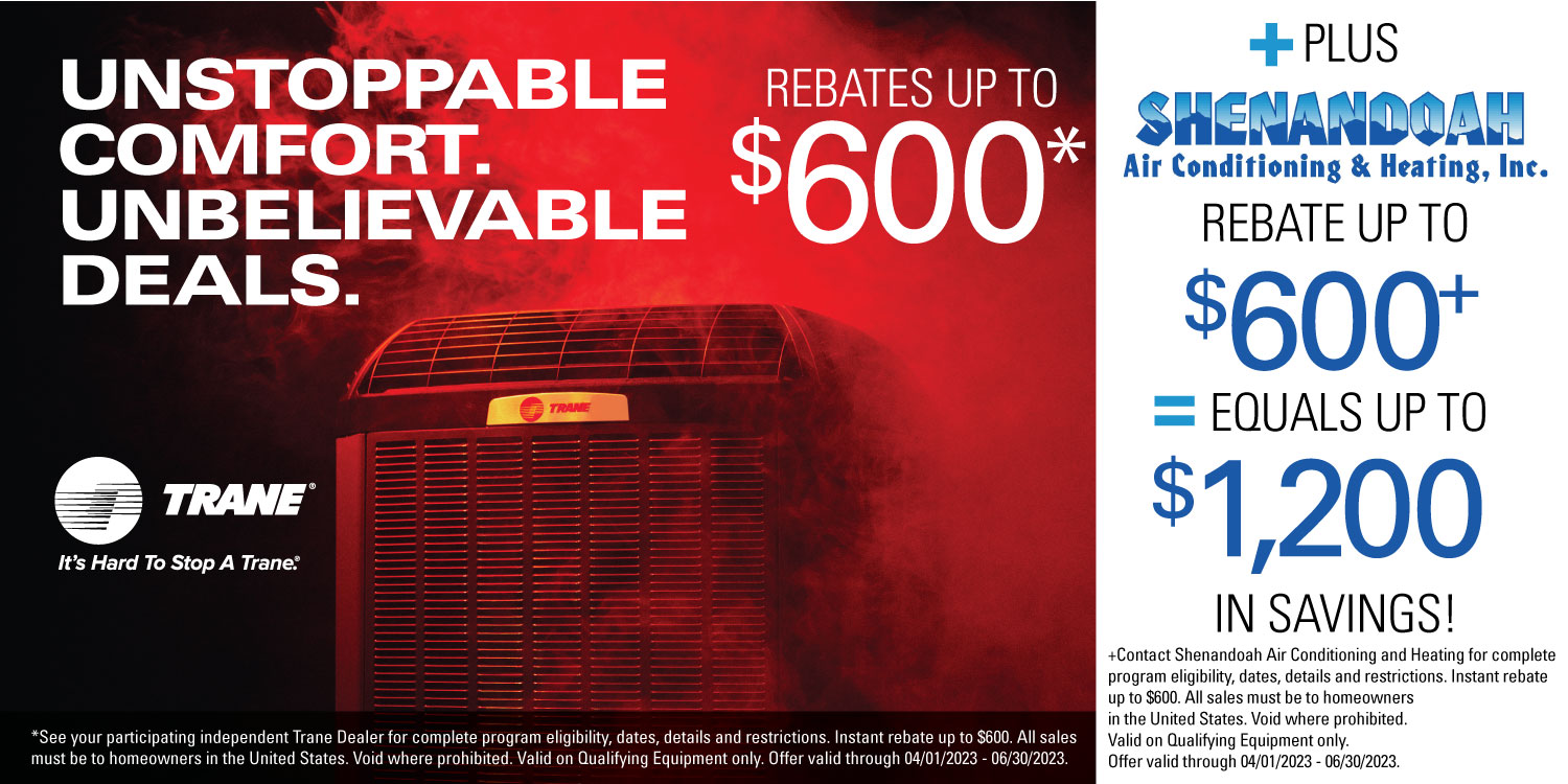 Unstoppable Trane event with up to $1,200 rebate