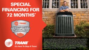 Trane Special Financing for 72 months