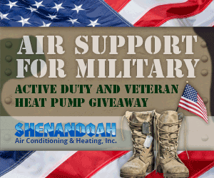 Air Support for Military Active Duty and Veteran Heat Pump Giveaway.