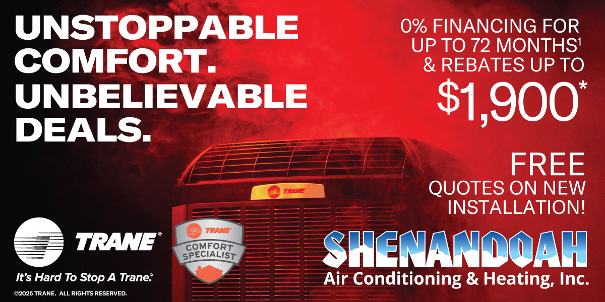 Trane rebates and 0 percent financing for 72 months